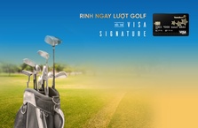 Thêm lượt ra sân cho golfer dùng thẻ tín dụng quốc tế VietinBank