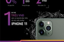 CHỈ VỚI 1 TRIỆU VNĐ TRỞ THÀNH NGƯỜI ĐẦU TIÊN SỞ HỮU SIÊU PHẨM IPHONE 11 CÙNG TPBANK