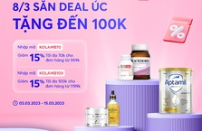 [MB x KOLABUY] 8/3 săn deal úc - tặng đến 100k