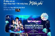 Cơ hội sở hữu chiếc vé quyền năng gặp Charlie Puth tại 8Wonder