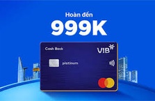 Miễn phí thường niên và hoàn tiền đến 999.000 VNĐ chủ thẻ tín dụng mở mới