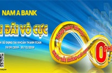 NamA Bank miễn phí giao dịch hàng loạt dịch vụ