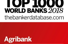 Tạp chí The Banker xếp hạng Agribank đứng thứ 465 thế giới và xếp thứ 2 quốc gia năm 2018