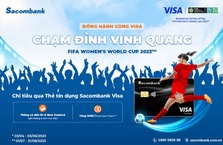 Sacombank ưu đãi hấp dẫn cho chủ thẻ tín dụng quốc tế với tổng giá trị giải thưởng lên đến gần 2 tỷ đồng