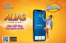 SaiGonBank ra mắt dịch vụ đặt Alias - nickname tài khoản miễn phí