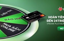 VPBank ra mắt thẻ tín dụng hoàn tiền với mọi chi tiêu qua thẻ