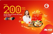 MSB ưu đãi lớn cho chủ thẻ tín dụng dịp cuối năm