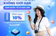 GIẢM 10% ESIM DU LỊCH QUỐC TẾ TRÊN APP MBBANK