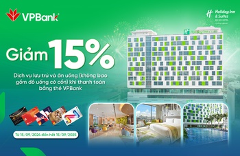 Ưu đãi chi tiêu thẻ VPBank tại Khách sạn Holiday Inn & Suites Saigon Airport