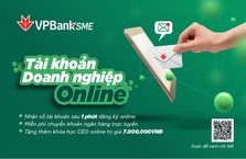 MỞ TÀI KHOẢN SME ONLINE CHỈ TRONG 01 PHÚT TẠI VPBANK