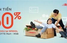 Hoàn tiền 30% tại SPEEDL dành cho chủ thẻ liên kết LOTTE Mart – MSB từ nay đến 31/12/2020