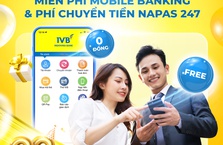 Ngân hàng IVB miễn phí chuyển tiền nhanh NAPAS 247