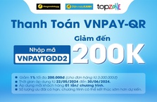 Nhập mã VNPAYTGDD2 nhận ngay khuyến mãi đến 200K khi thanh toán VNPAY tại Điện máy XANH