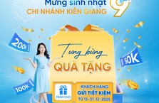 BAOVIET Bank Kiên Giang: Tri ân khách hàng - Tưng bừng quà tặng