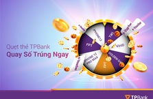 Quẹt thẻ TPBank - Quay số trúng ngay nhiều giải thưởng siêu hấp dẫn