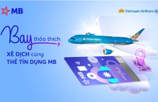 Nhận đến 6,000 dặm thưởng VietNam Airlines khi chi tiêu bằng thẻ tín dụng MB