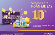 HOÀN TIỀN LÊN ĐẾN 1.000.000 ĐỒNG VỚI THẺ VISA DEBIT TPBANK DOANH NGHIỆP
