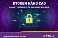 TPBank thay đổi hạn mức giao dịch với eToken