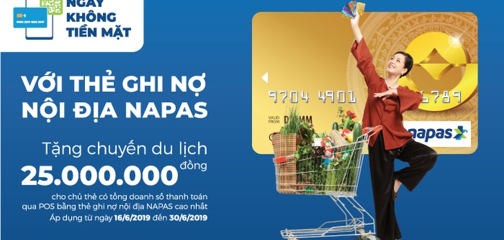 CTKM " Ngày không dùng tiền mặt với thẻ nội địa LienVietPostBank"