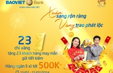 Xuân sang rộn ràng, vàng trao phát lộc cùng BAOVIET Bank