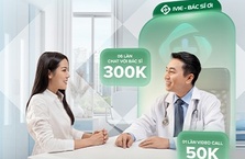 Tặng gói chăm sóc sức khỏe tới 350.000 VND tại ứng dụng "IVIE - Bác sĩ ơi!" khi mở tài khoản Techcombank
