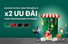 HOÀN TIỀN 10% CHI TIÊU THẺ GHI NỢ QUỐC TẾ VPBANK TRONG THÁNG CỦA MẸ