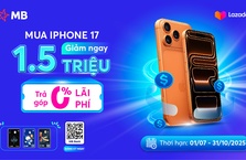 Giảm ngay 1.500.000 VNĐ khi mua iPhone 17 Series trả góp trên sàn Lazada
