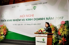 VIETCOMBANK TỔ CHỨC HỘI NGHỊ TRIỂN KHAI NHIỆM VỤ KINH DOANH NĂM 2017