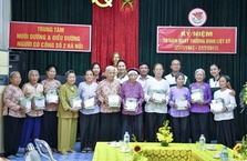 VIETCOMBANK THĂM VÀ TẶNG QUÀ TRUNG TÂM NUÔI DƯỠNG & ĐIỀU DƯỠNG NGƯỜI CÓ CÔNG SỐ 2 HÀ NỘI
