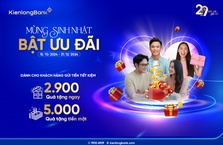 KienlongBank tung ngàn ưu đãi mừng sinh nhật 29 năm