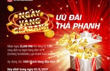 SeABank dành hàng nghìn quà tặng trong ngày vàng khuyến mại