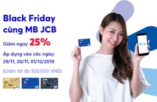 BLACK FRIDAY: GIẢM 25% tại Tiki.vn với thẻ tín dụng MB JCB