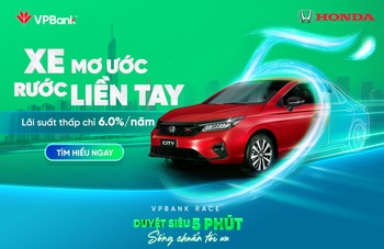 Hỗ trợ lãi suất chỉ từ 6%/năm khi vay mua xe ô tô Honda