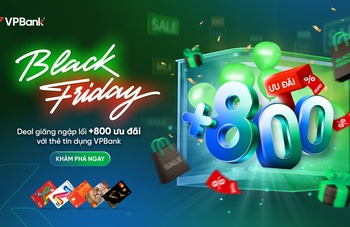 Bùng nổ ưu đãi Black Friday cùng thẻ tín dụng VPBank