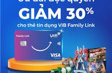Giảm 30% tại cửa hàng Mykingdom với thẻ tín dụng VIB Family Link
