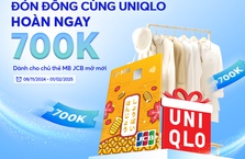 Tặng 700K khi mở mới và chi tiêu thẻ MB JCB tại UNIQLO