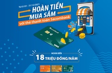 Hoàn tiền mua sắm với thẻ thanh toán Sacombank