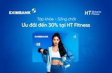 Giảm đến 30% tại HT Fitness khi thanh toán qua Thẻ Eximbank