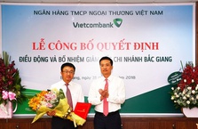 Vietcombank công bố quyết định điều động và bổ nhiệm Giám đốc chi nhánh Bắc Giang
