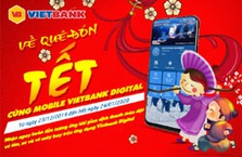 Về quê đón Tết cùng Mobile Vietbank Digital