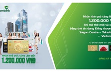 Chương trình ưu đãi dành cho thẻ ĐTH Saigon Centre Takashimaya Vietcombank