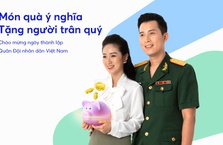 MB triển khai chương trình "Món quà ý nghĩa - Tặng người trân quý" chào mừng ngày thành lập Quân đội Nhân dân Việt Nam