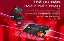 VietinBank khuyến mãi "Thẻ ưu tiên - Hoàn tiền triệu"