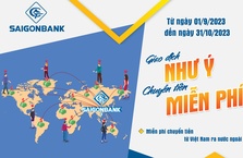 “Giao dịch như ý, Chuyển tiền miễn phí” cùng SaiGonBank