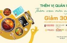 Lướt thẻ giảm đến 400.000 đồng tại Golden Food