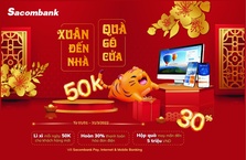 Xuân đến nhà – quà gõ cửa tại Sacombank