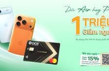 Giảm 1 triệu đồng khi mua iPhone 17 Series với thẻ OCB