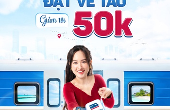 Mua vé tàu liền tay - Giảm ngay 50.000 VND trên VietinBank iPay Mobile