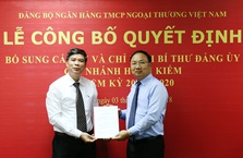 Lễ công bố Quyết định bổ sung Cấp ủy và chỉ định Bí thư Đảng ủy Vietcombank Hoàn Kiếm