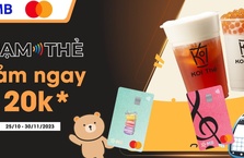 [KOI] Giảm ngay 20K cho chủ thẻ MB Mastercard